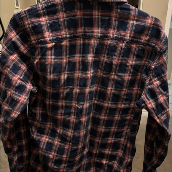 Wrangler Western Flannel Shirt Mens Medium Plaid Flex for Comfort Workwear NWOT - Picture 12 of 16